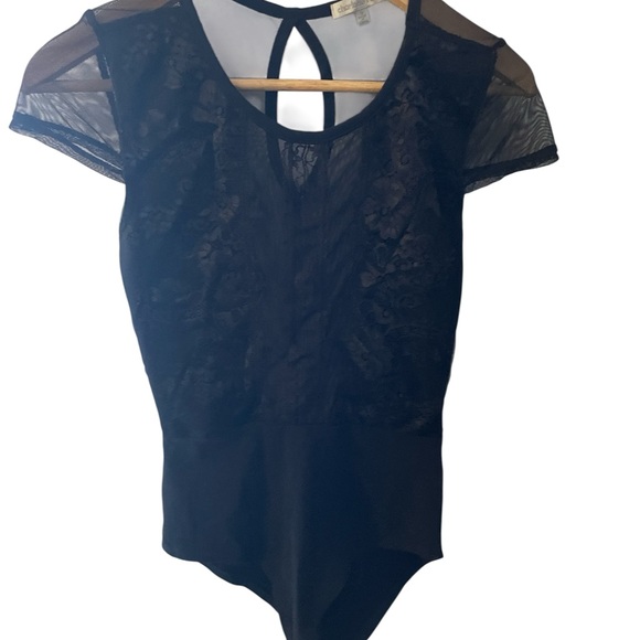 Charlotte Russe Black Mesh Bodysuit - Picture 2 of 7
